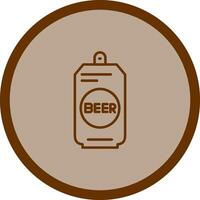 Beer Can II Vector Icon