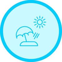 Beach Vector Icon