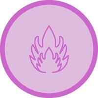 Flammable Material Vector Icon
