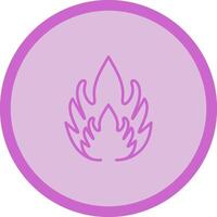 Flammable Material Vector Icon