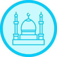 icono de vector de mezquita