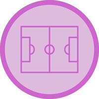 icono de vector de campo de fútbol