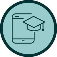 Digital Learning Vector Icon