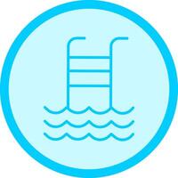 icono de vector de piscina