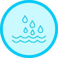 icono de vector de gota de agua