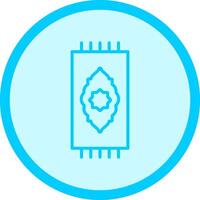 Prayer Rug Vector Icon