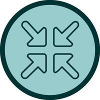 Reduce Arrow Vector Icon
