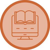 Digital Learning Vector Icon