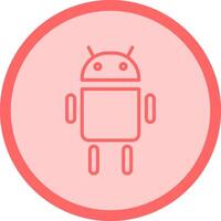 icono de vector de Android