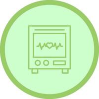 Heart Rate Machine Vector Icon