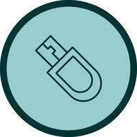 Bitcoin USB Device Vector Icon