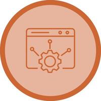 Web Setting Vector Icon