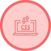 CSS Laptop Vector Icon