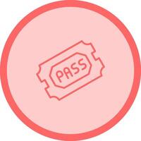 Passes Vector Icon