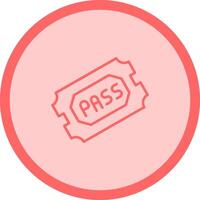 Passes Vector Icon