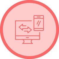 Data Synchronization Vector Icon