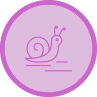 icono de vector de caracol