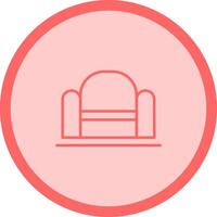 Bedroom Chair Vector Icon