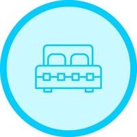 Double Bed I Vector Icon