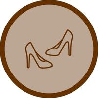 icono de vector de tacones