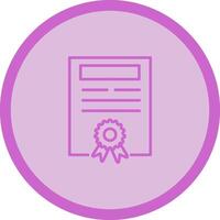 Certificate Vector Icon