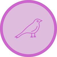 icono de vector de pájaro