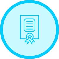 Certificate Vector Icon