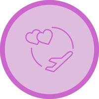 Honeymoon Vector Icon