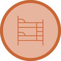 Bunk bed Vector Icon