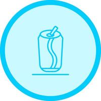 icono de vector de lata de refresco