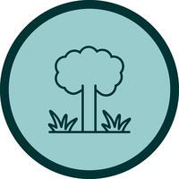 icono de vector de árbol