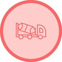 Cement Truck Vector Icon