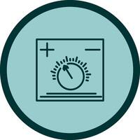 Temperature Knob Vector Icon