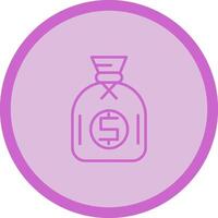 Dollar Sack Vector Icon