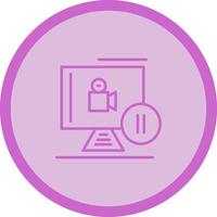Pause Button Vector Icon