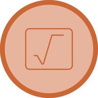 Square Root Vector Icon