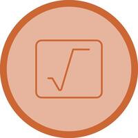 Square Root Vector Icon