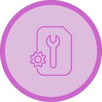 Document Setting Vector Icon