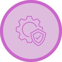 Protected System Vector Icon