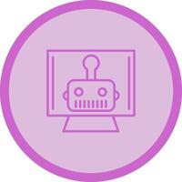 Artificial Bot Vector Icon