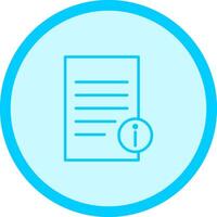 Information Document Vector Icon