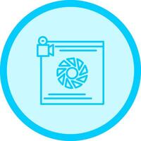 Camera Lens Vector Icon