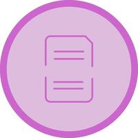 Split Document Vector Icon