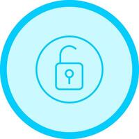 Open Lock II Vector Icon