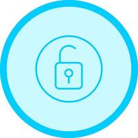 Open Lock II Vector Icon