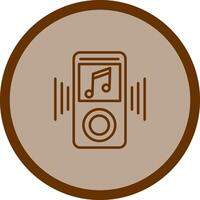 icono de vector de mp3