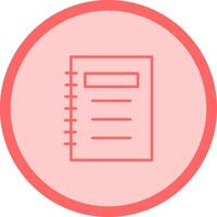 Notepad Vector Icon