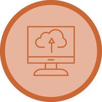 Cloud Backup Vector Icon