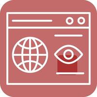 Web Visibility Vector Icon
