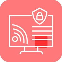 Wifi Security Vector Icon